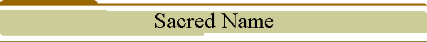 Sacred Name