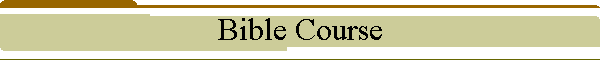 Bible Course