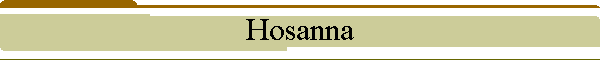 Hosanna